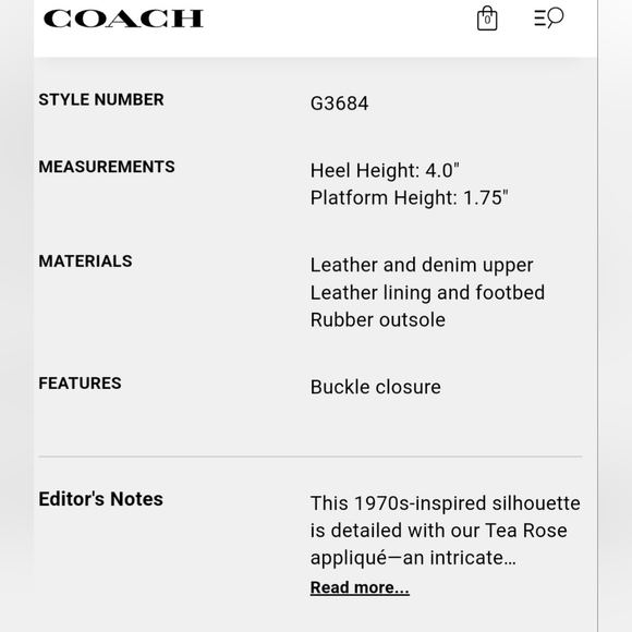 NWT Coach Jess Tea Rose 🌹 Esp Sandals Sz 7.5B - Picture 10 of 13